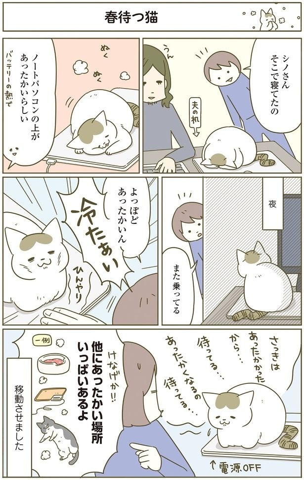 ノートパソコンの上があったかいらしい