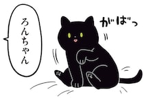 毛づくろい中の表情が見たくて。つい声をかけてしまう飼い主