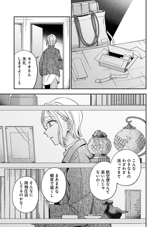 こんな小さなものわざわざ送ってきて、航空便なんて高いんじゃないの...