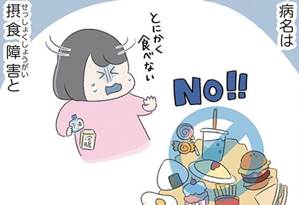 病名は摂食障害と強迫性障害