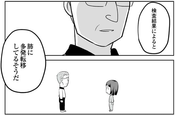 肺に多発転移してるそうだ