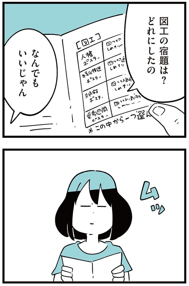 図工の宿題は？