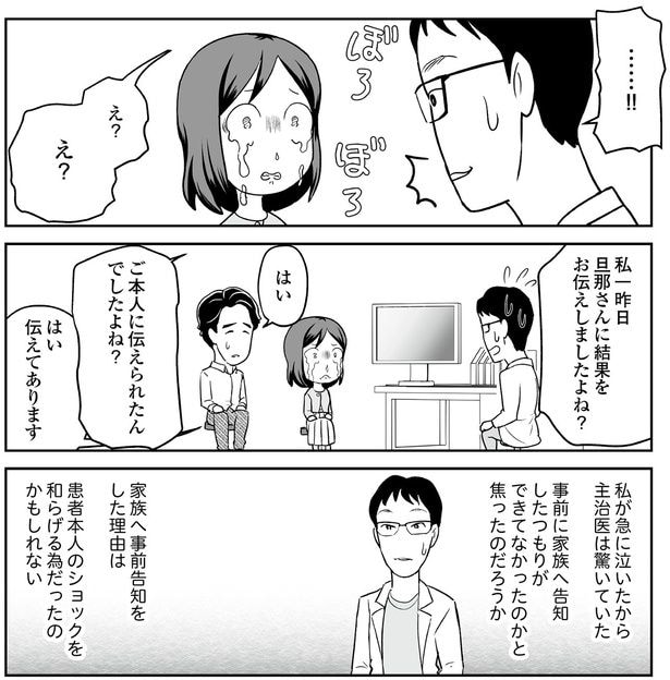 ご本人に伝えられたんでしたよね？