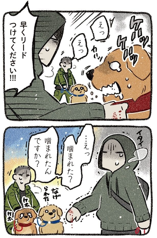 噛まれた？