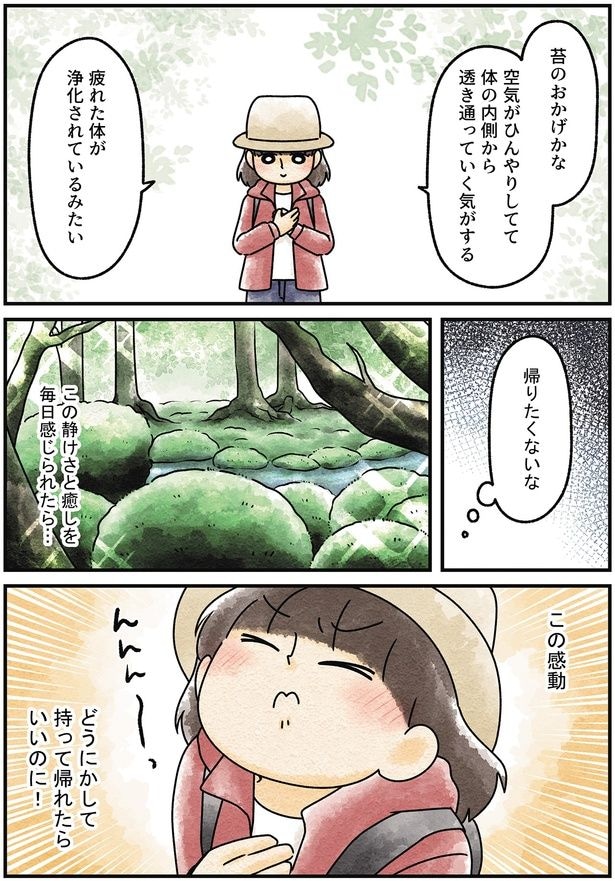 どうにかして持って帰れたらいいのに!