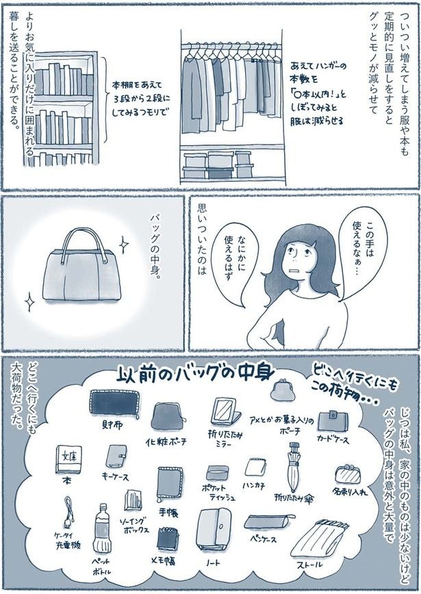 バッグの中身は意外と大量