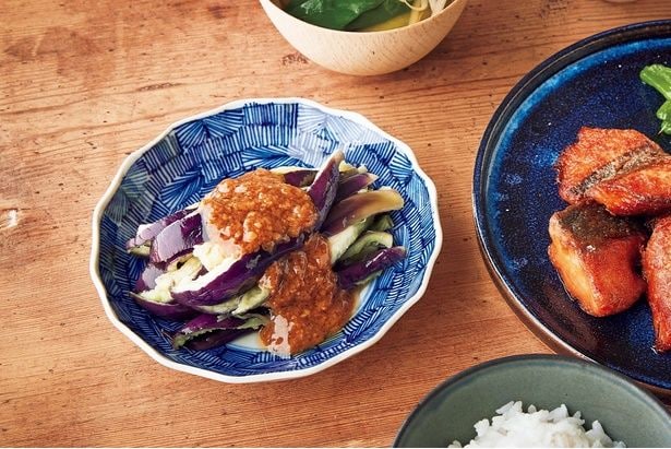 レンチンなすでお手軽副菜！「ツナマヨがけ」と「みそだれサラダ」