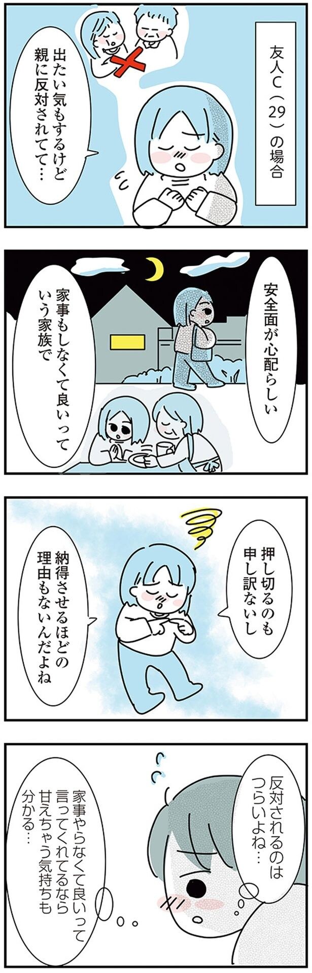 出たい気もするけど親に反対されてて…