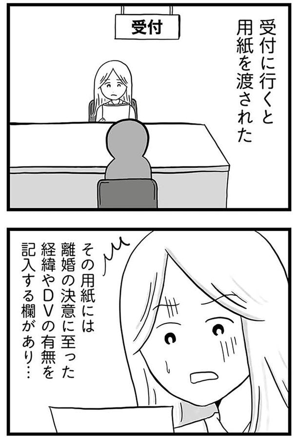 受付に行くと用紙を渡された