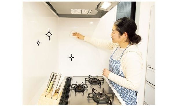 調理後の掃除がパパッとできる！