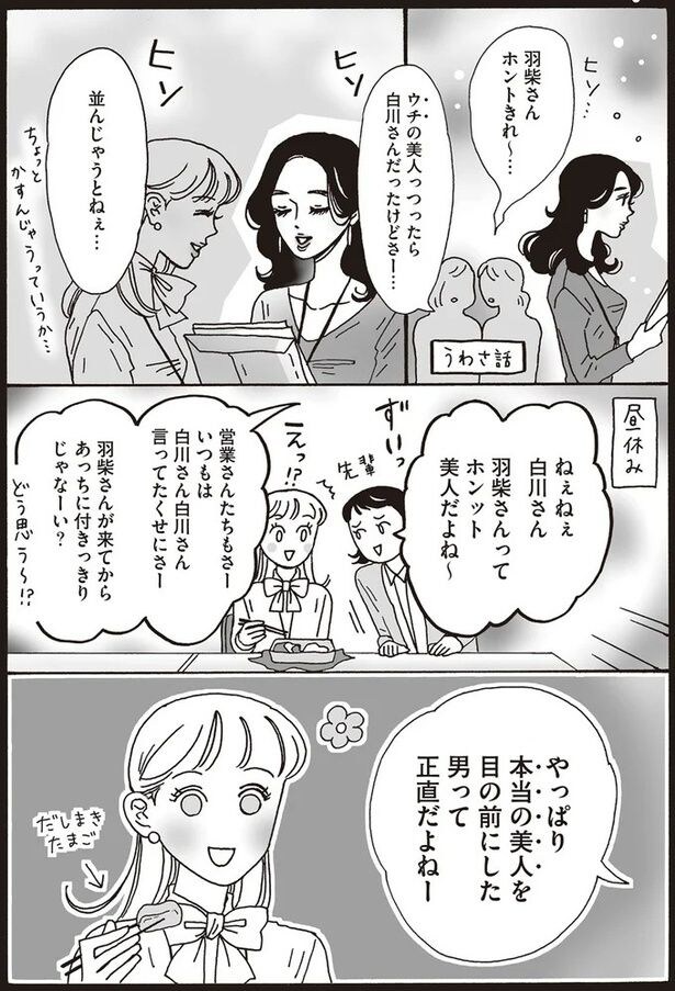 本当の美人を目の前にした男って正直だよねー