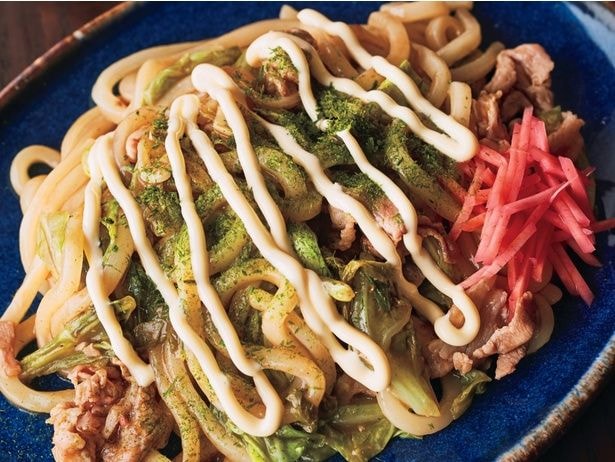 お好み焼き風うどん