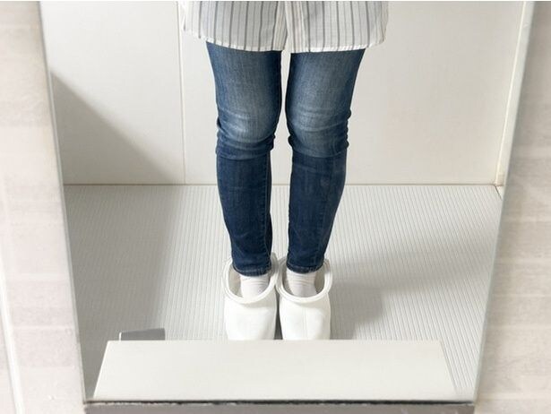 鏡に映った姿がはっきり見えるようになりました!(▶次へ)