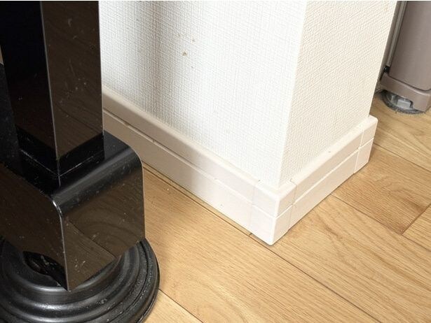壁に付いた汚れの色が薄くなりました!