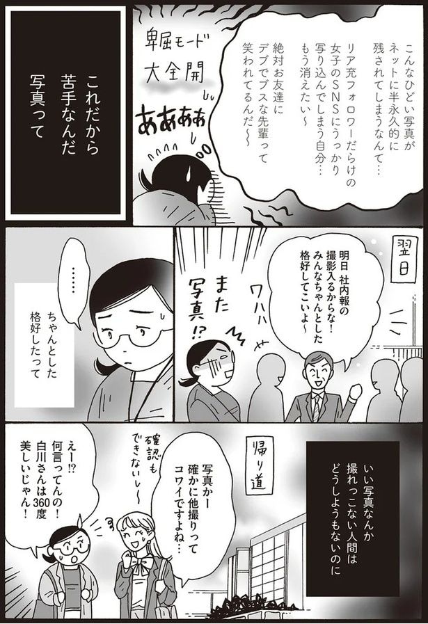 これだから苦手なんだ　写真って