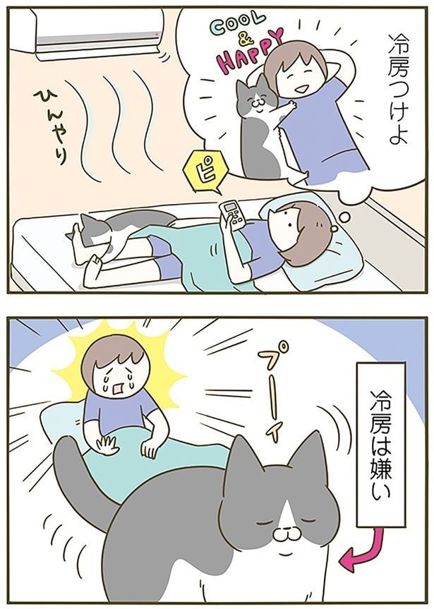 冷房は嫌い