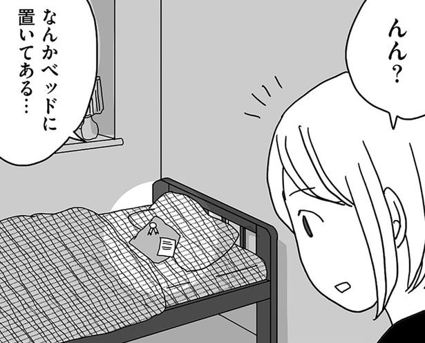 なんかベッドに置いてある…