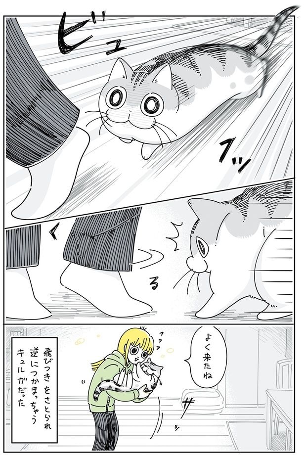 逆につかまっちゃうキュルガ
