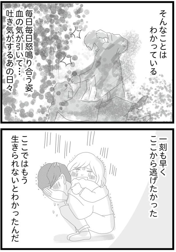 ここから逃げたかった
