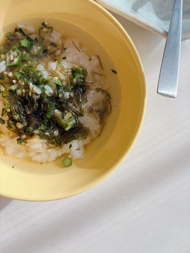 冷やし茶漬け「きざみ野菜の山形だし」▶北信濃の郷土料理「やたら」をお茶漬け仕立てに