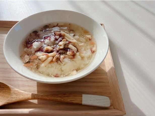 冷やし茶漬け「梅肉と長いも」▶パスタソースシリーズ