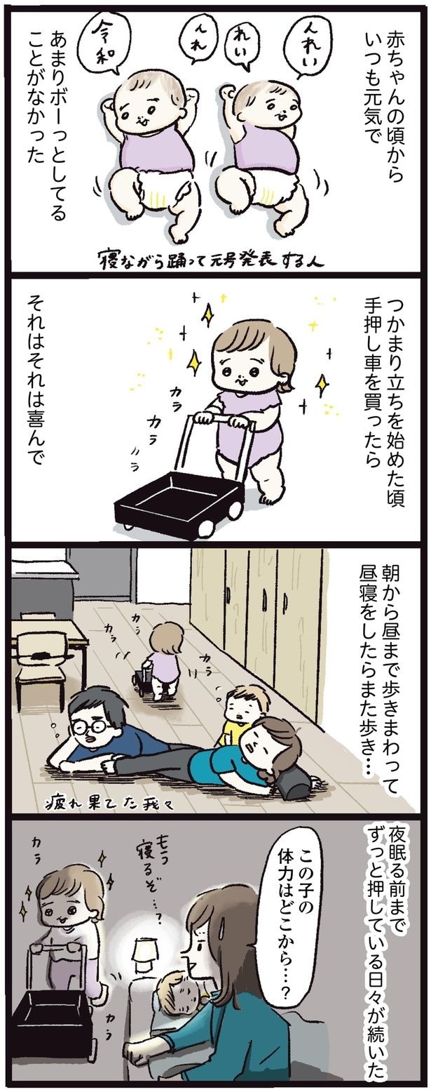 この子の体力はどこから…?