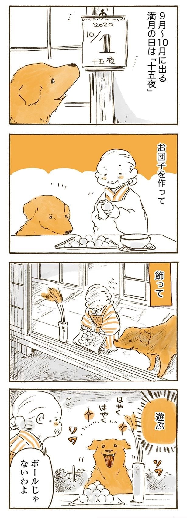 お団子を作って