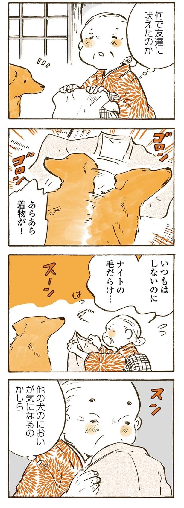 他の犬のにおいが気になるのかしら