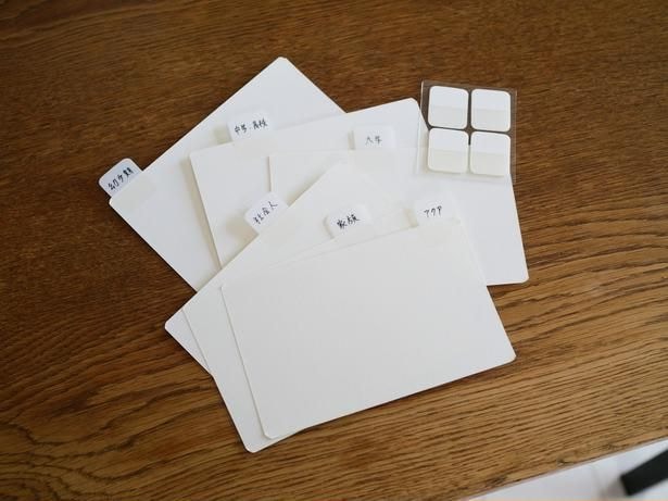 ポイントは細かく分けすぎないこと▶写真を収納しました