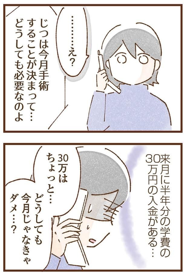 今月手術することが決まって…