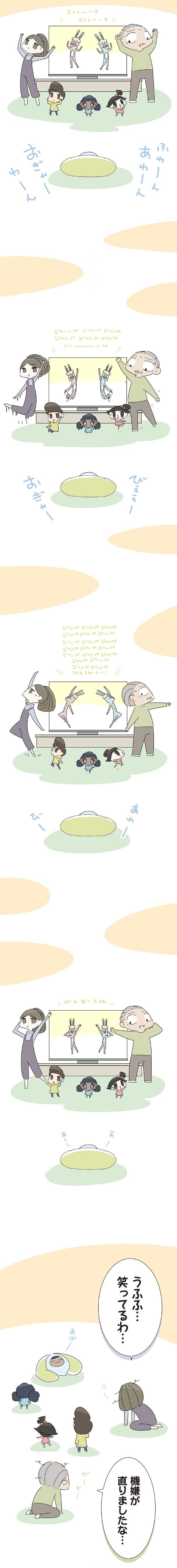 機嫌が直りましたな…