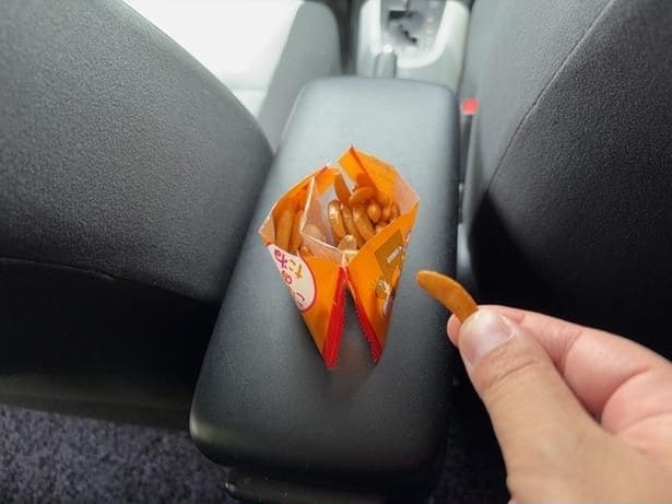 車の中でも食べやすい(▶次へ)