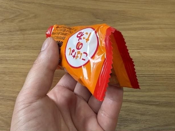 裏側を表にして半分に折る(▶次へ)