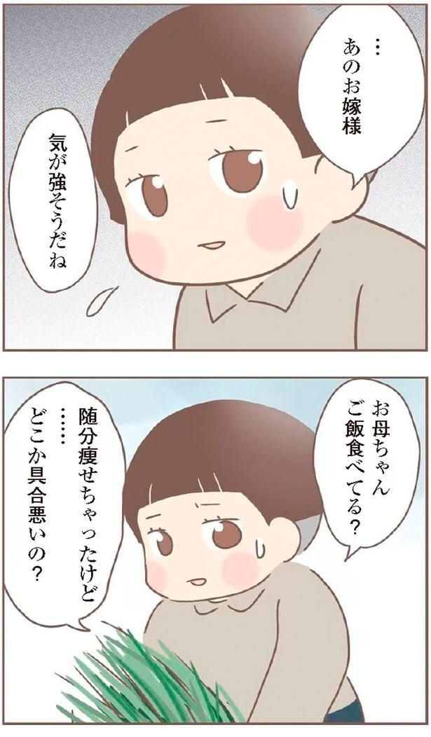 …あのお嫁様気が強そうだね