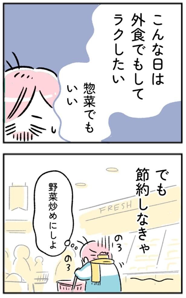 こんな日は外食でもしてラクしたい