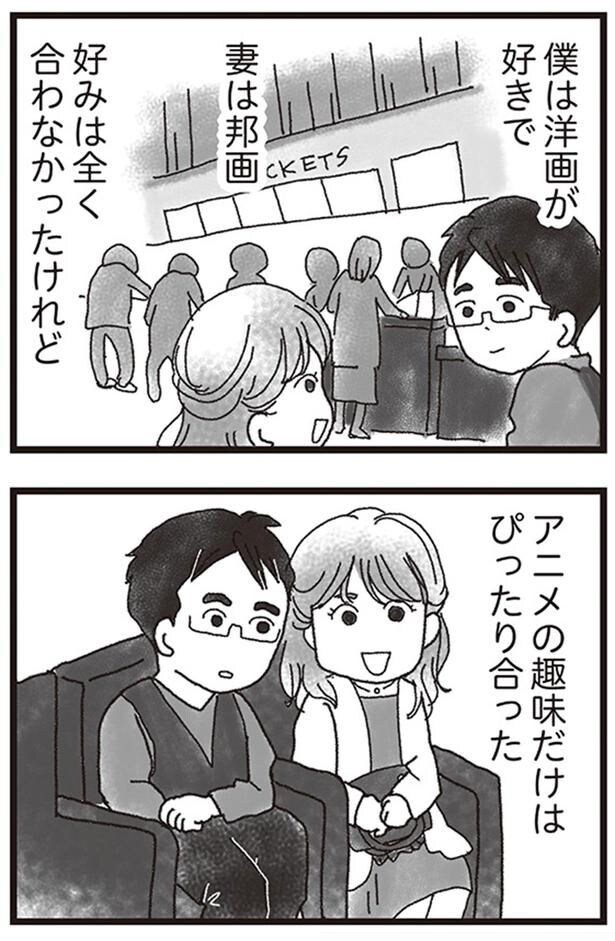 アニメの趣味だけはぴったり合った