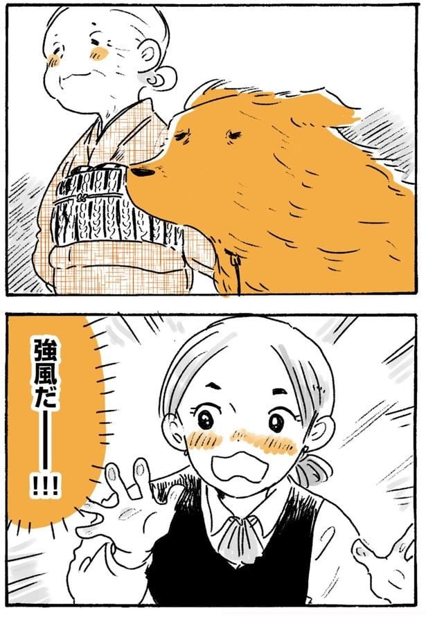 強風だー！！！