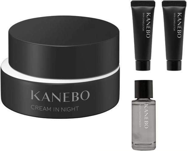 KANEBO(カネボウ)クリームインナイトⅡ 夜用クリーム+スキンコンダクターミニチューブ+スキンハーモナイザーミニボトル付きセット