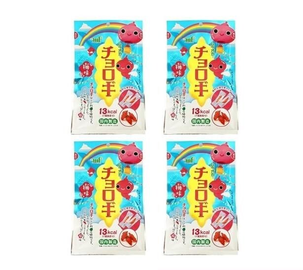 チョロギ 梅味 27g 4袋セット 村岡 ムラオカ 個包装 おつまみ 梅酢味 国内製造 カリカリ 食感 保存食 おやつ おせち常備 人気菓子