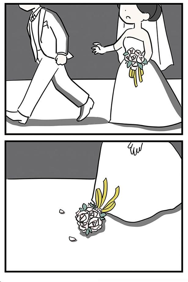 去っていく