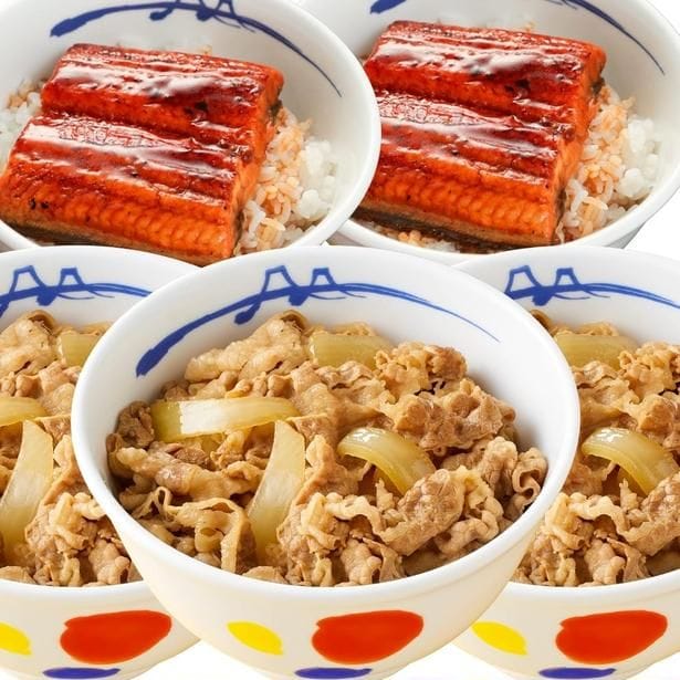 【松屋Prime】（12食）ふわぁとろ！うな牛セット ※鰻カット（80ｇ）4枚（特製タレ山椒付き）＆ 牛めしの具（プレミアム仕様）8食