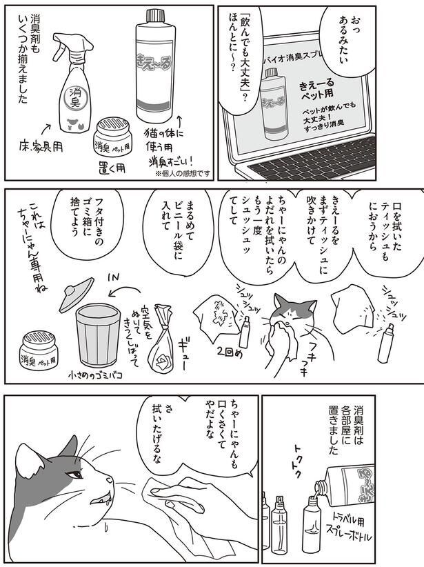 消臭剤もいくつか揃えました