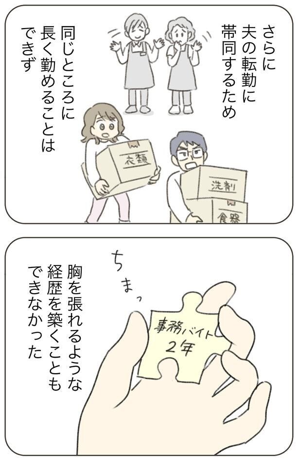 夫の転勤に帯同するため