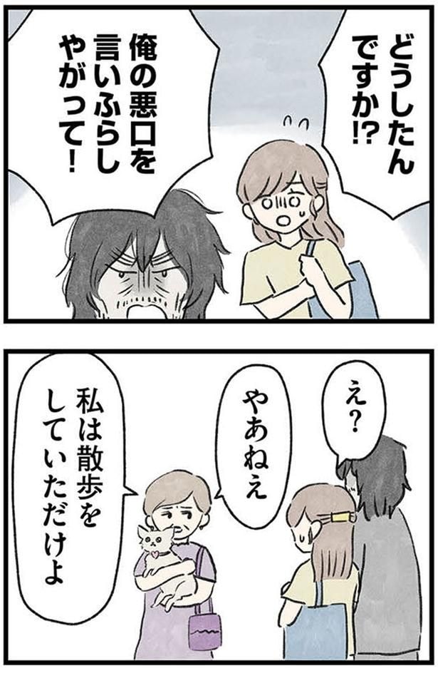 散歩をしていただけよ