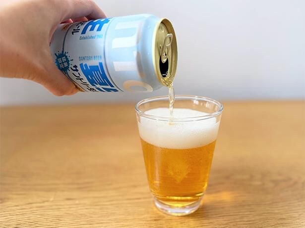 ビールを注ぐ瞬間は至福の時