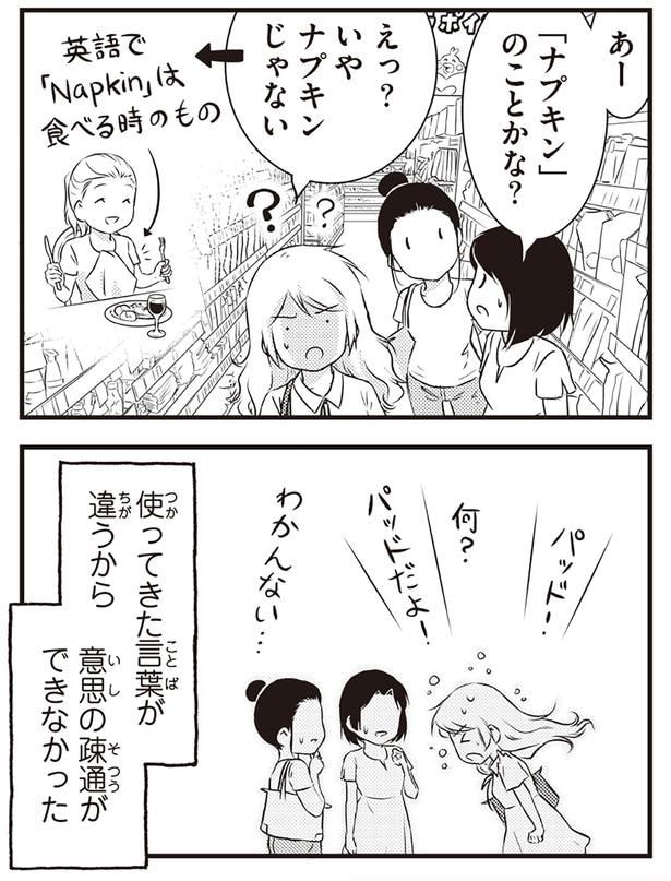 「ナプキン」のことかな?