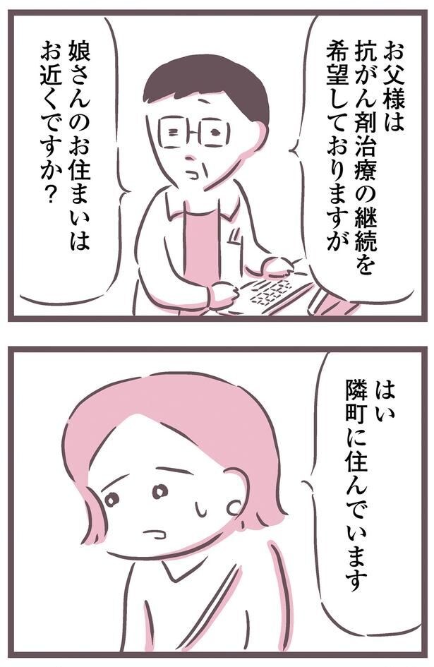 娘さんのお住まいはお近くですか？