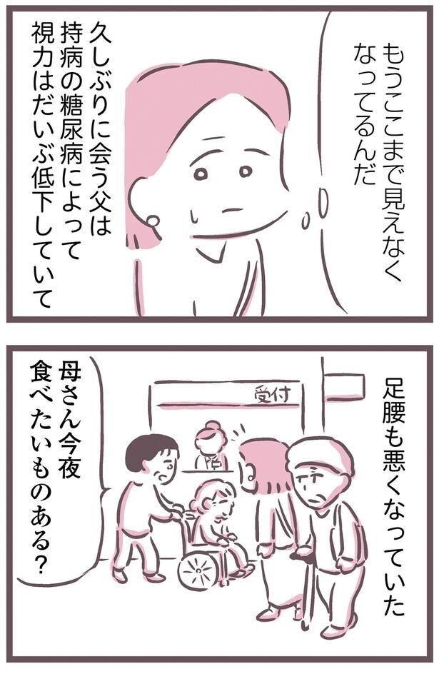 もうここまで見えなくなってるんだ