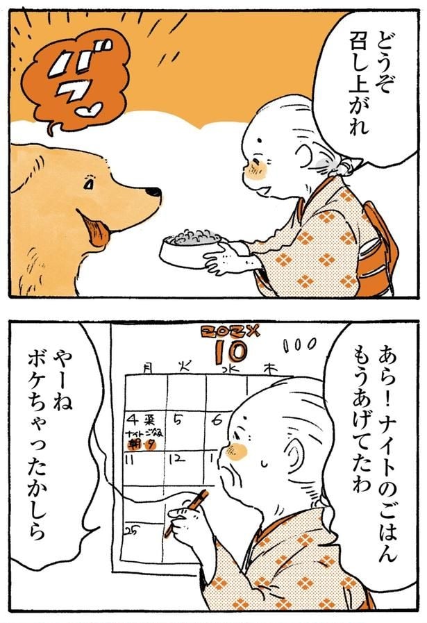 ごはんもうあげてたわ