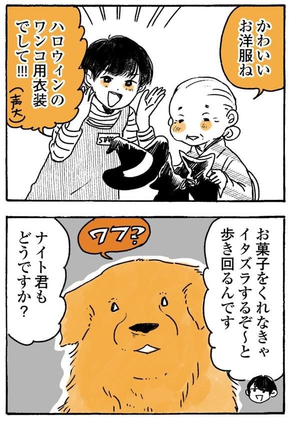 ハロウィンのワンコ用衣装